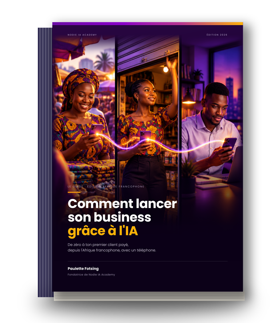 Couverture du guide Comment lancer son business grâce à l'IA